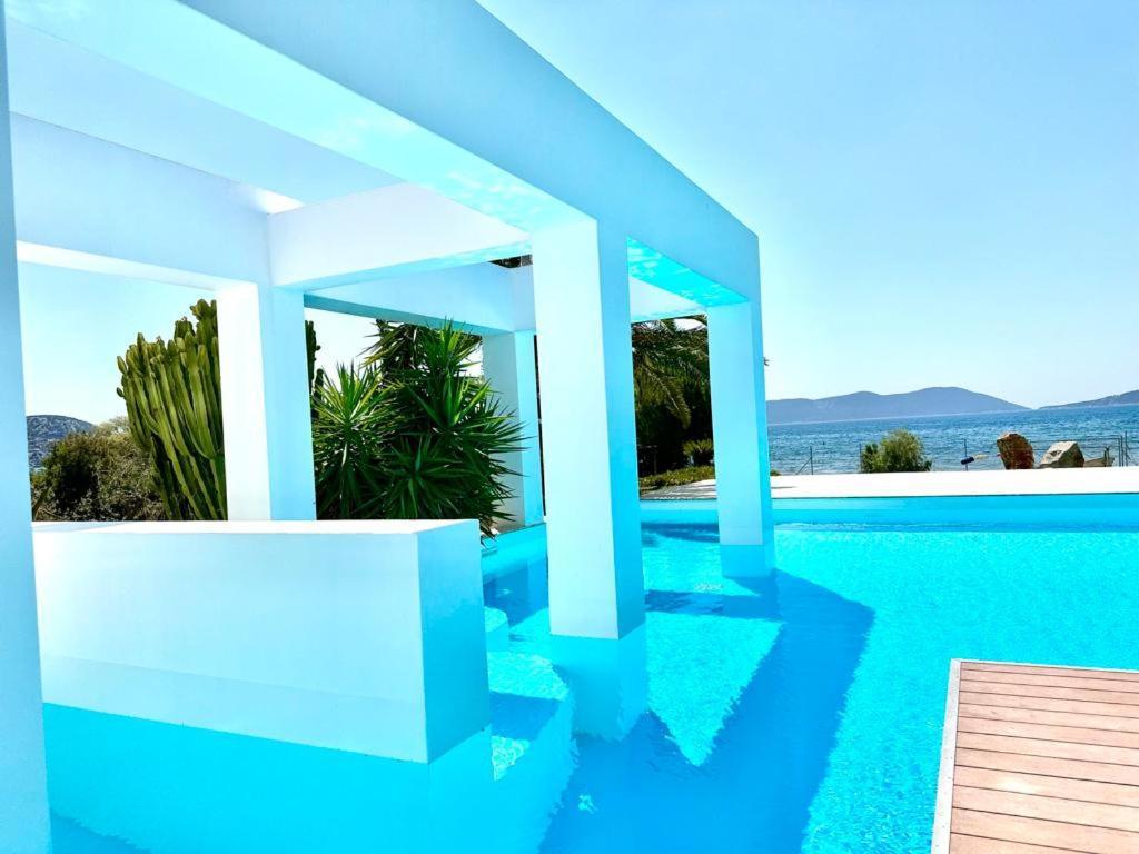ארמיוני Leblanc Luxurious Beachfront Villa, Gcollectiongr מראה חיצוני תמונה