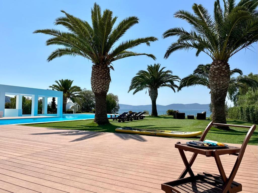 ארמיוני Leblanc Luxurious Beachfront Villa, Gcollectiongr מראה חיצוני תמונה