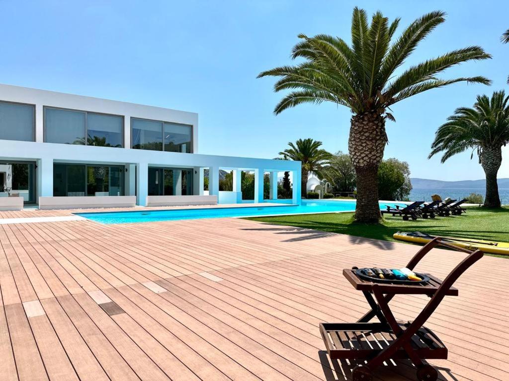 ארמיוני Leblanc Luxurious Beachfront Villa, Gcollectiongr מראה חיצוני תמונה