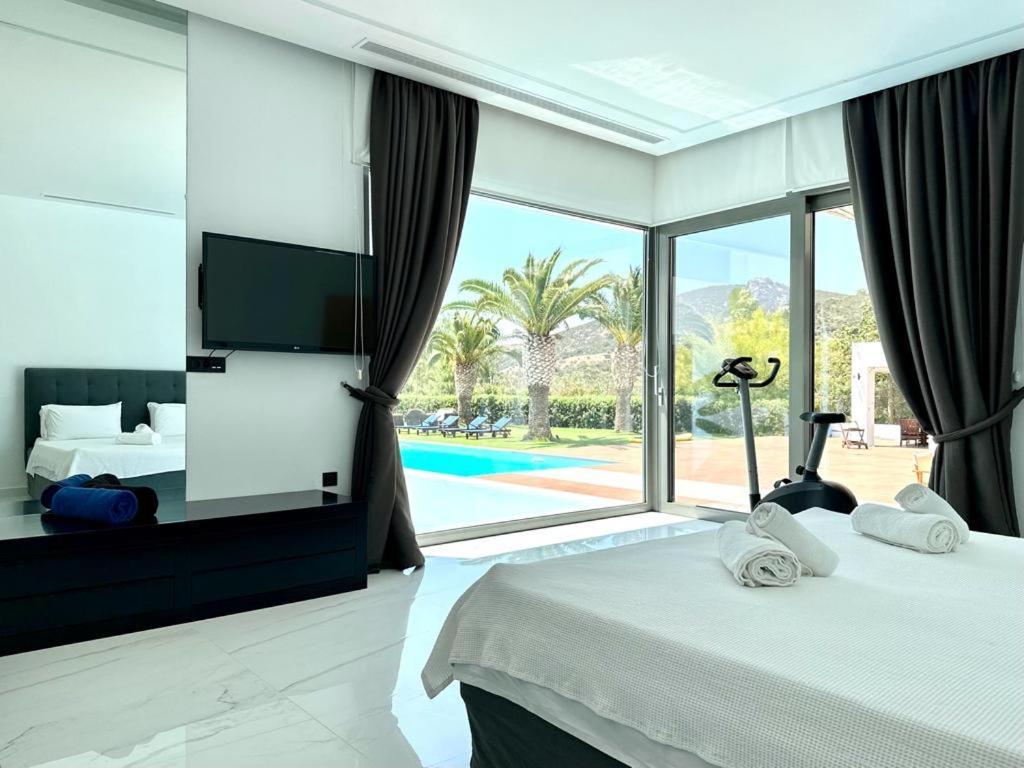ארמיוני Leblanc Luxurious Beachfront Villa, Gcollectiongr מראה חיצוני תמונה
