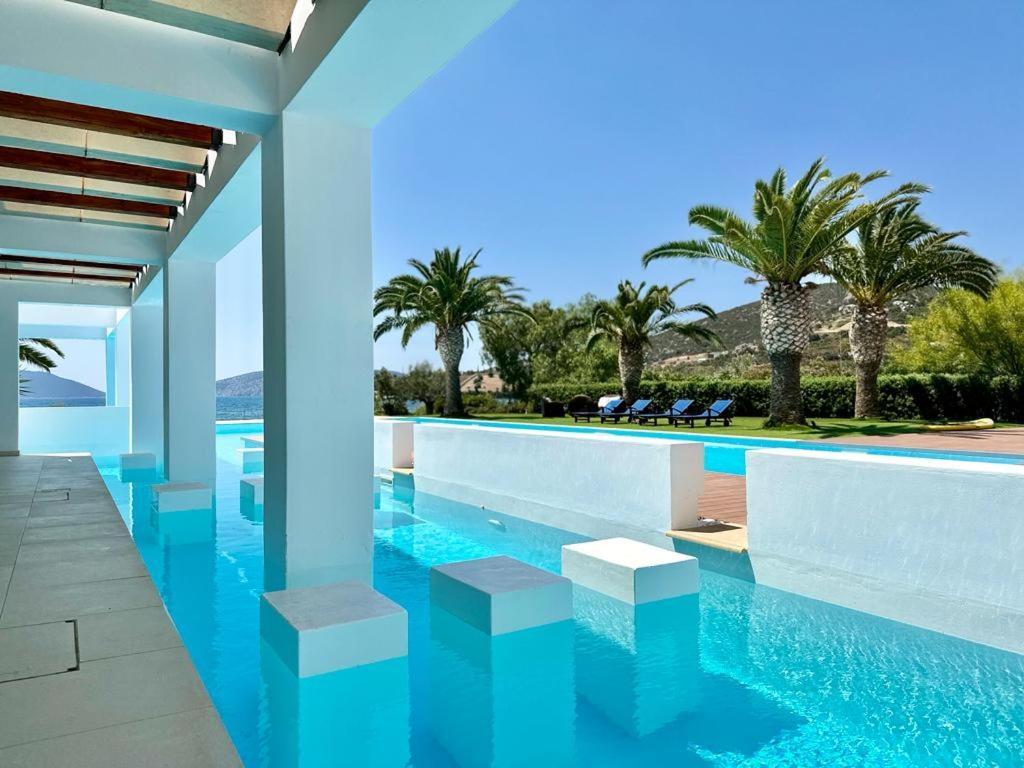 ארמיוני Leblanc Luxurious Beachfront Villa, Gcollectiongr מראה חיצוני תמונה